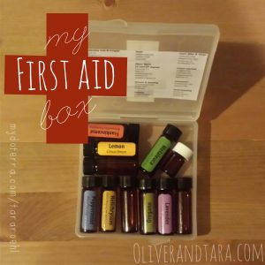 Essential Oils First Aid Box | http://www.oliverandtara.com
